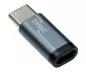 Preview: Adapter, USB C-stekker naar micro USB-aansluiting aluminium, spacegrijs